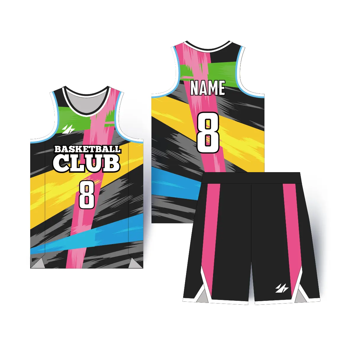 Picture of Customizable Basketball Jersey in Mixed Colors Plus Size Breathable Feature with Team Name Customization